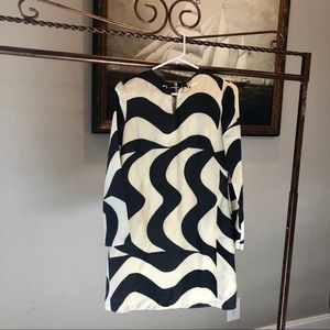 Raoul Silk Two Tone Dress